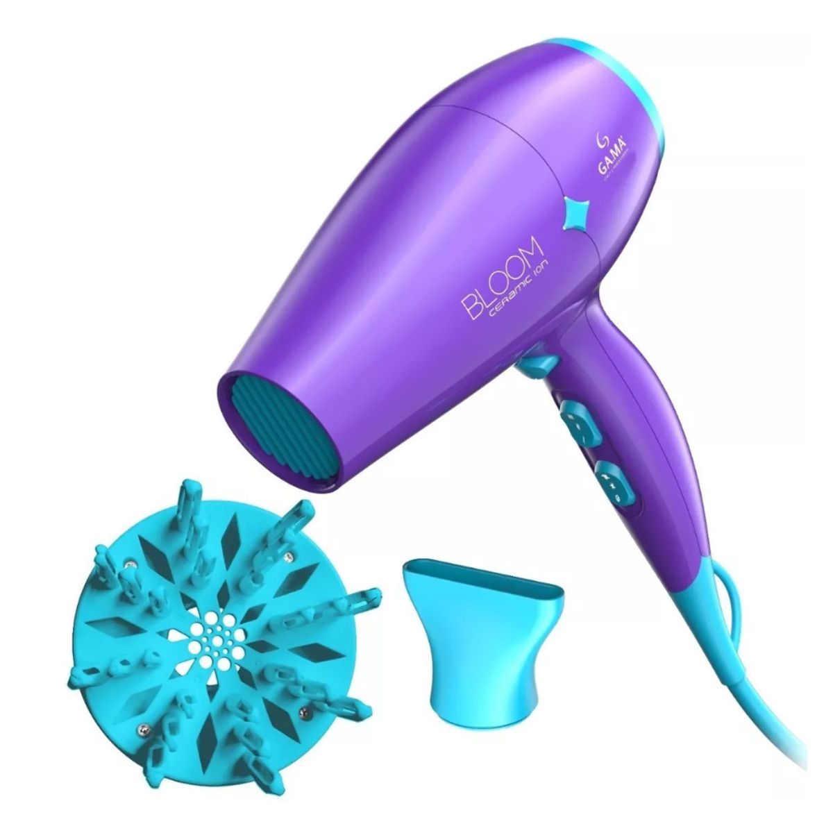 GAMA - Secadora de Cabello Gama Diamond Bloom Ceramic Ion