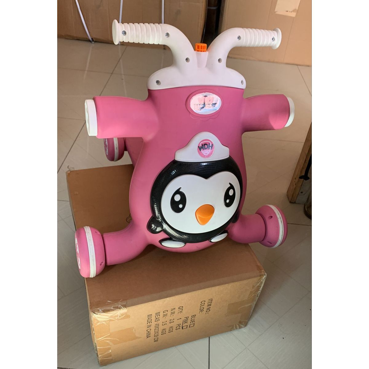 GENERICO - Andador, patinete y carrito multifunción 3 en 1 para bebés