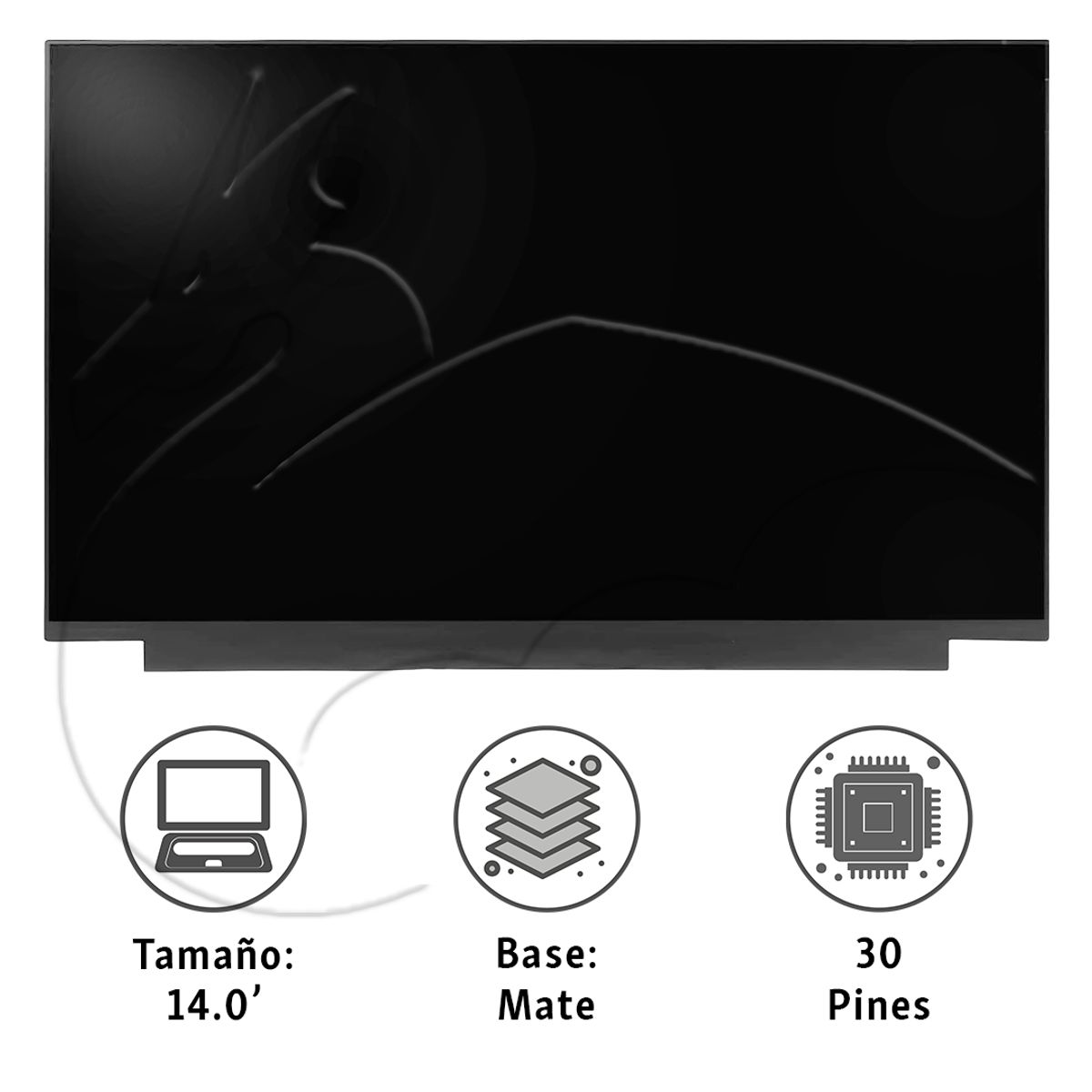 BIORIZON BIOTECH - PANTALLA LAPTOP 14.0 SLIM 30PINES (REDUCIDA) LENOVO HP ACER