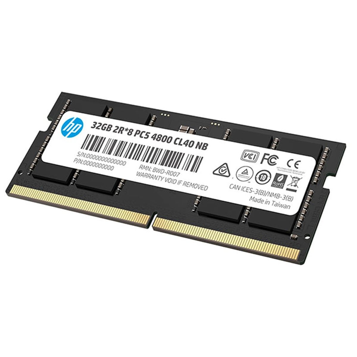 HP - Memoria HP X1 SODIMM DDR5 32GB 5600 MHz PC5-44800 CL46 11V