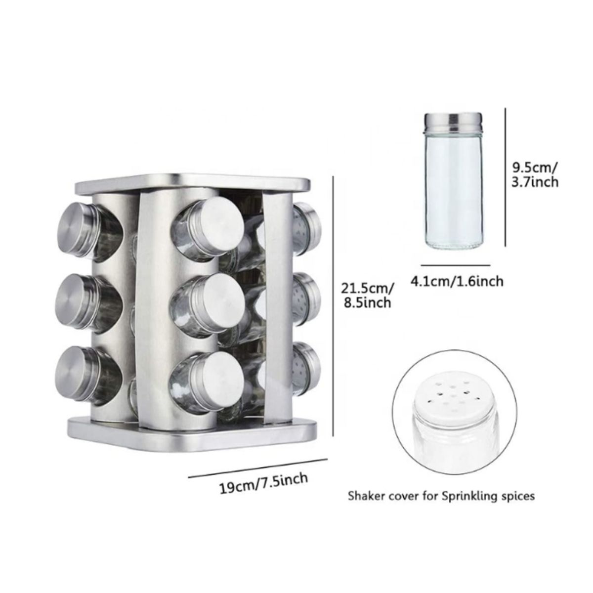 GENERICO - ESTANTE DE SAZONADOR 3 NIVELES