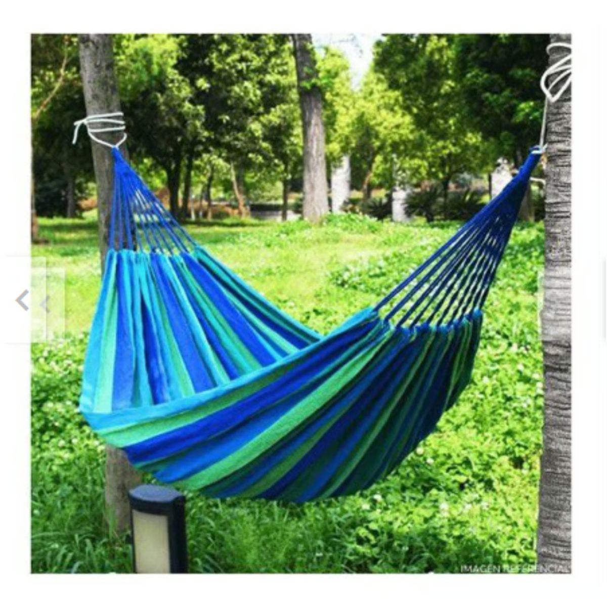 GENERICO - Hamaca  Multicolor Colgante GRANDE y funda Portatil