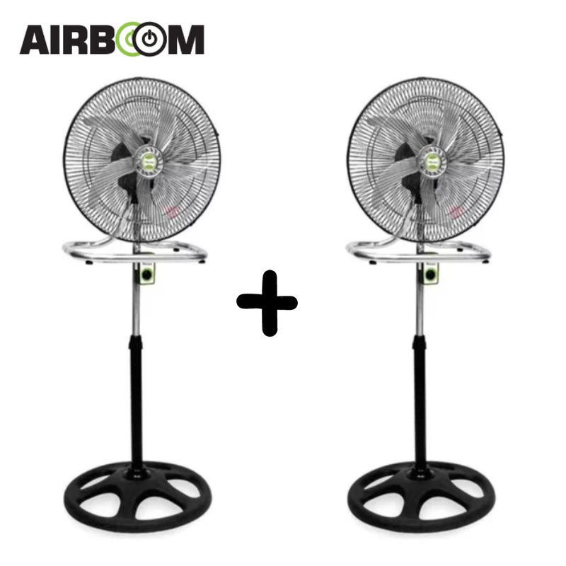 AIRBOOM - VENTILADOR AIRBOOM 3 EN 1 - GLACIAL 5 - 2 UNIDADES