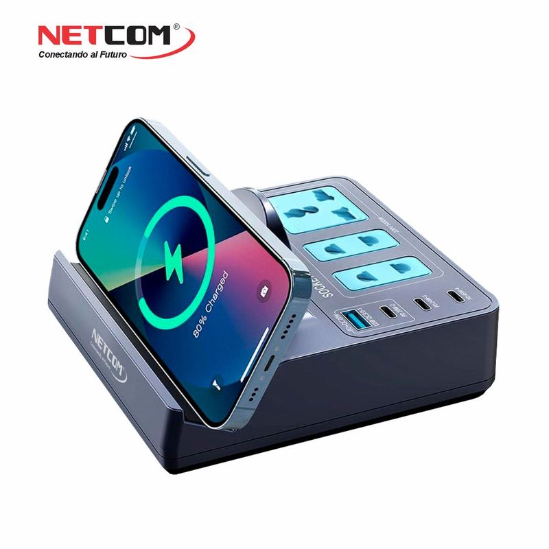 NETCOM - CARGADOR MULTIFUNCIONAL INALAMBRICO NETCOM