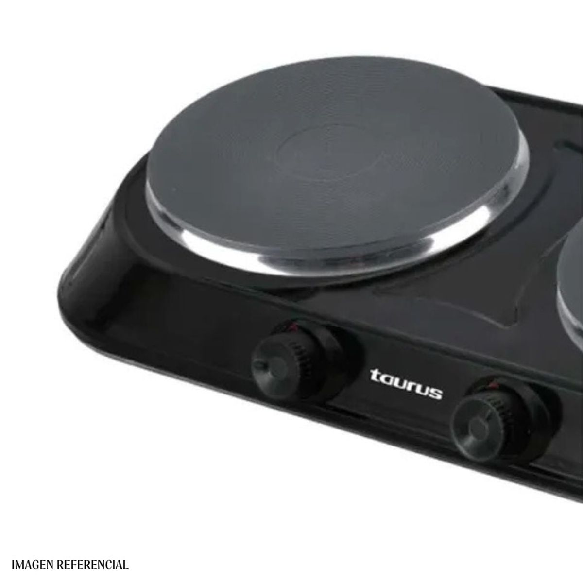 TAURUS - Cocina Eléctrica de 2 Hornillas Taurus Fenix Duo