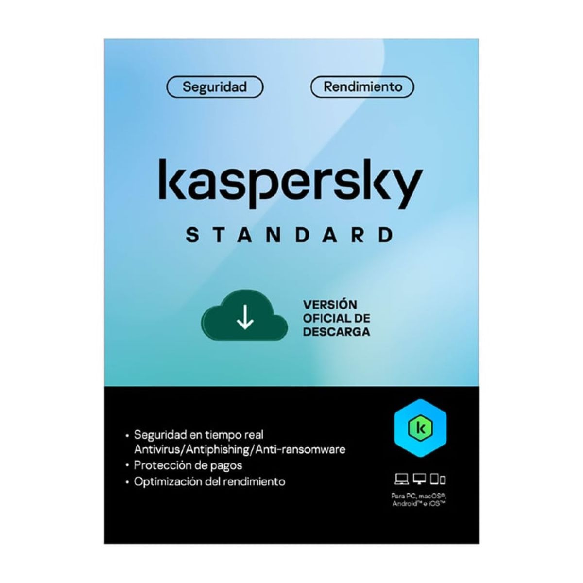 KASPERSKY - Antivirus Kaspersky Standard 1 Dispositivo 1 Año