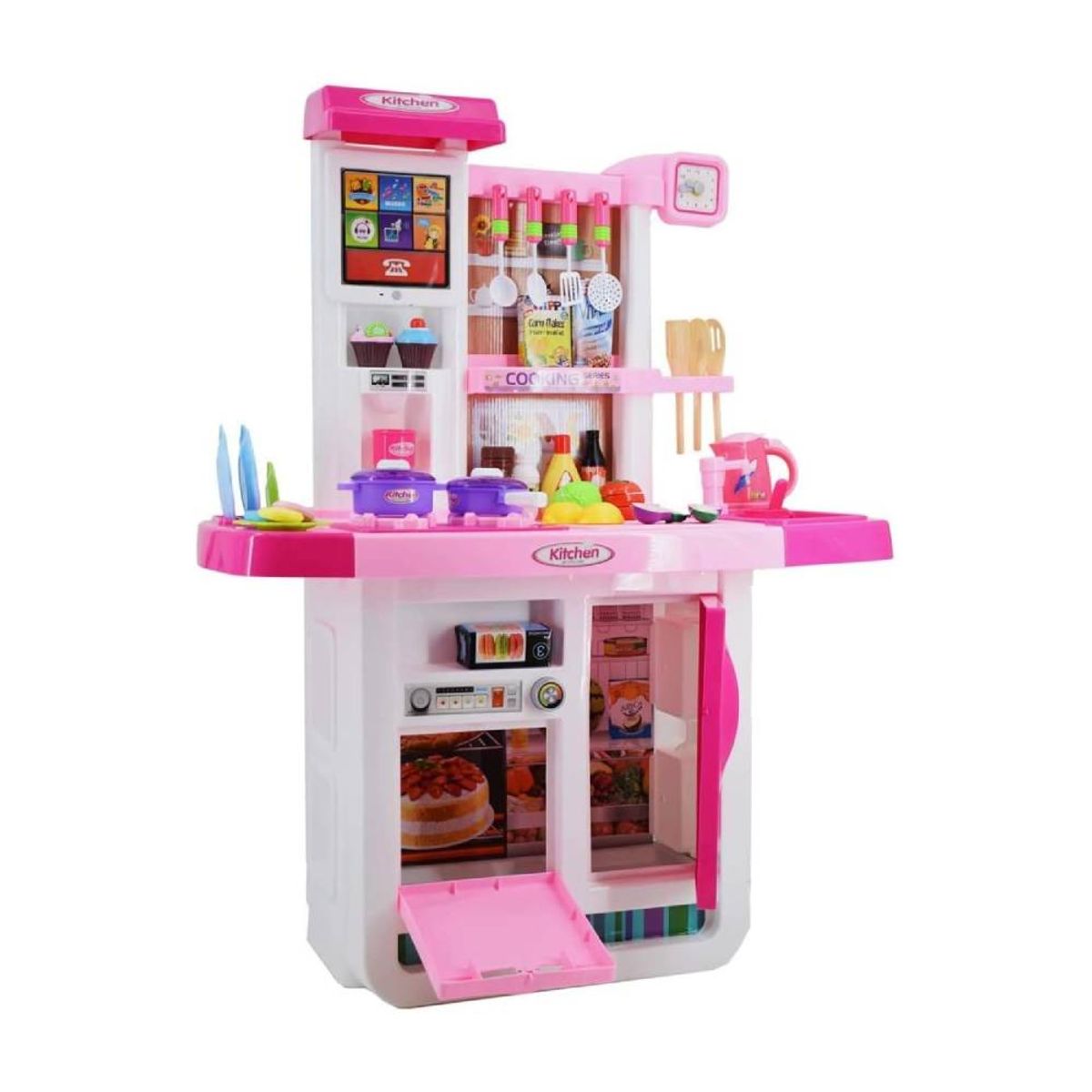 GENERICO - Cocina My Little Chef rosada interactiva 98cm