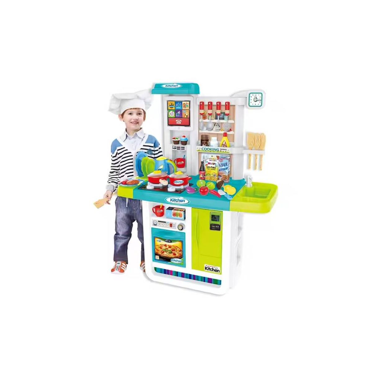 GENERICO - Cocina My Little Chef verde interactiva 98cm