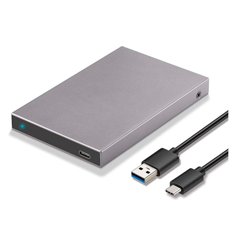 SSK - Enclosure SSK de Aluminio USB-C 3 1 Gen 2-to-SATA 6Gb s soporta 2 5