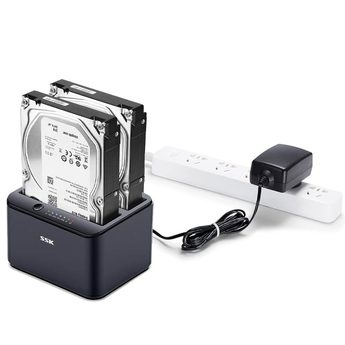 SSK - Estación Docking SSK Dual para HDD SSD 3 5 2 5