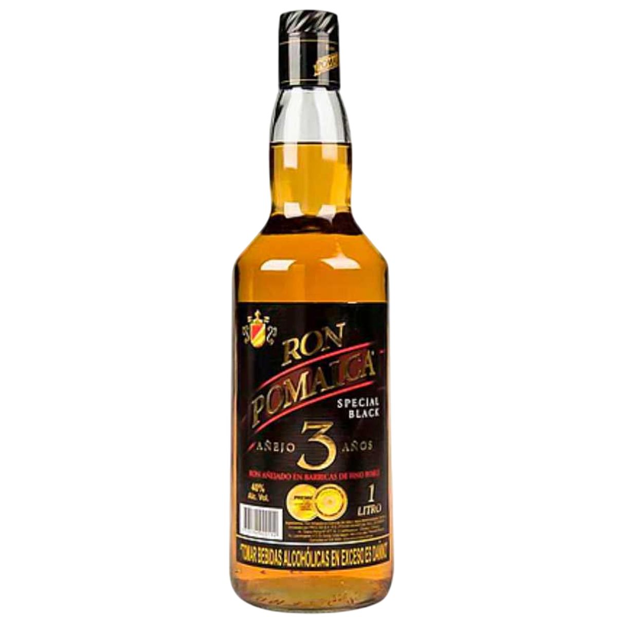 GENERICO - Ron POMALCA Añejo 3 Años Botella 1L