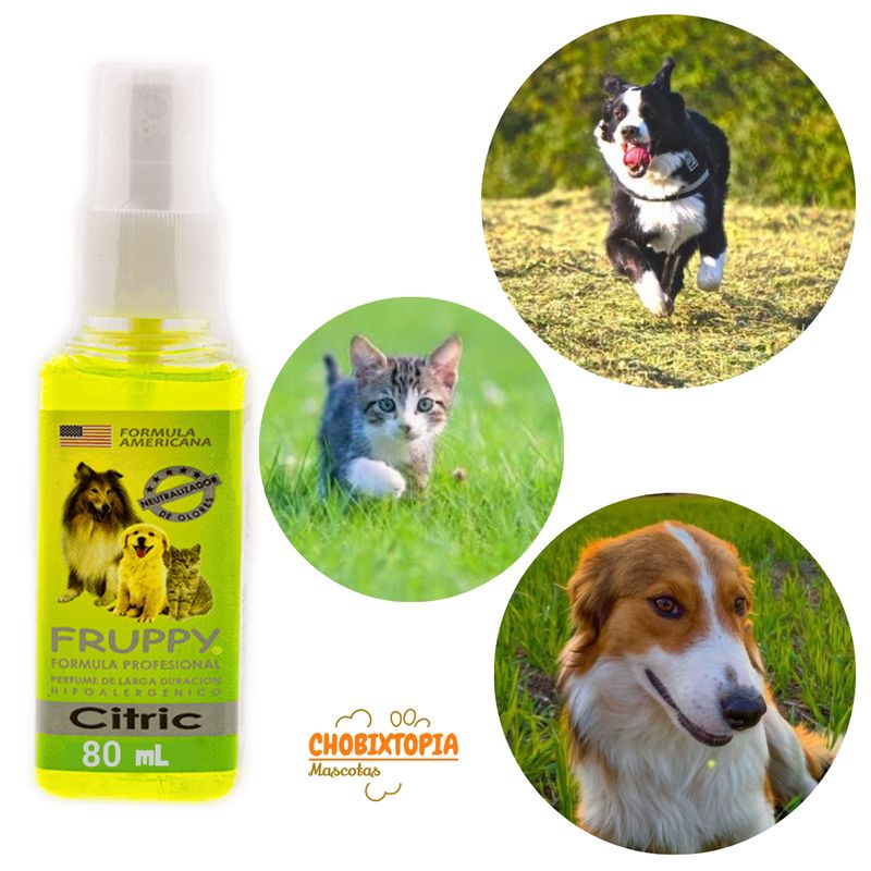 GENERICO - COLONIA PARA MASCOTA FRUPPY CITRIC x 80 mL