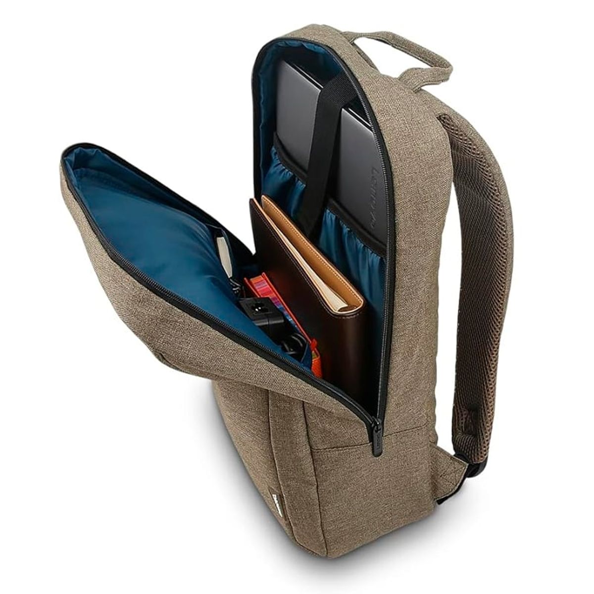 LENOVO - Mochila LENOVO casual poliéster soporta notebooks de hasta 15 6 verde