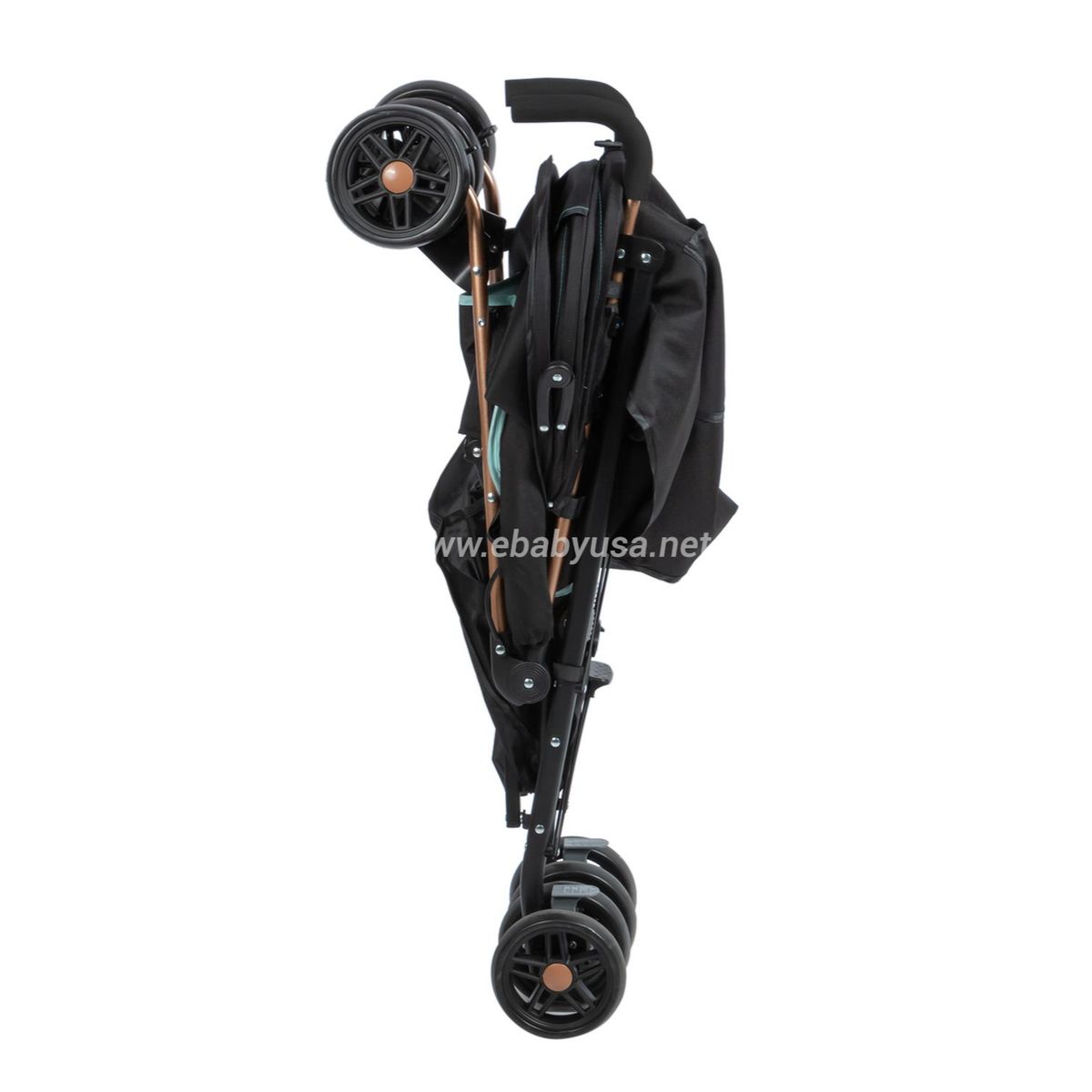 EBABY - Coche de Paseo Bastón Paris para Bebe NEGRO