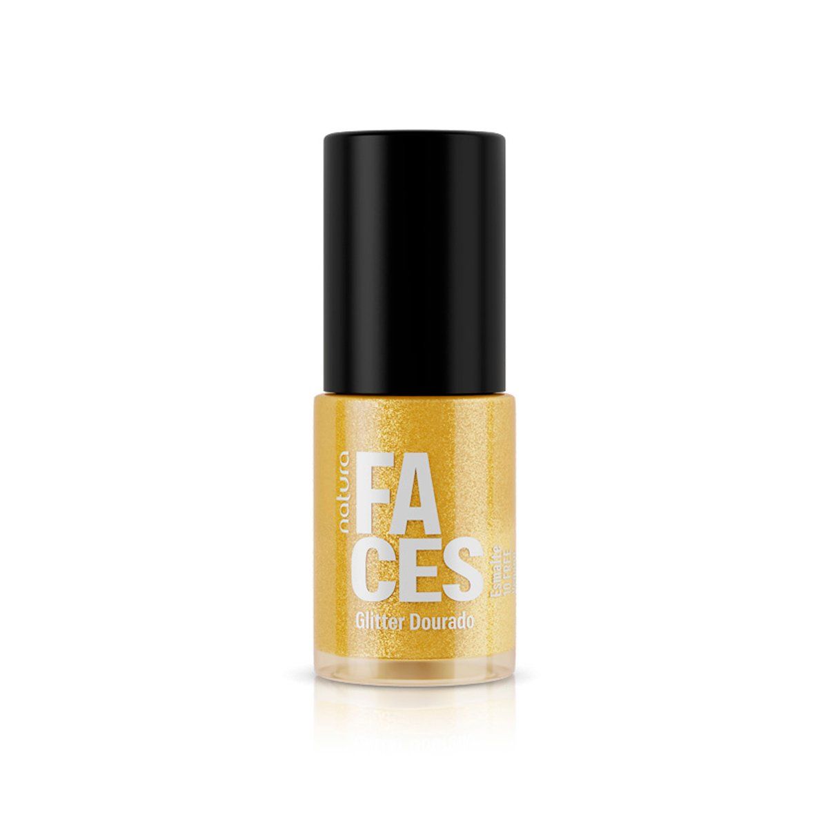 NATURA - Esmalte de uñas Glitter Faces Dorado