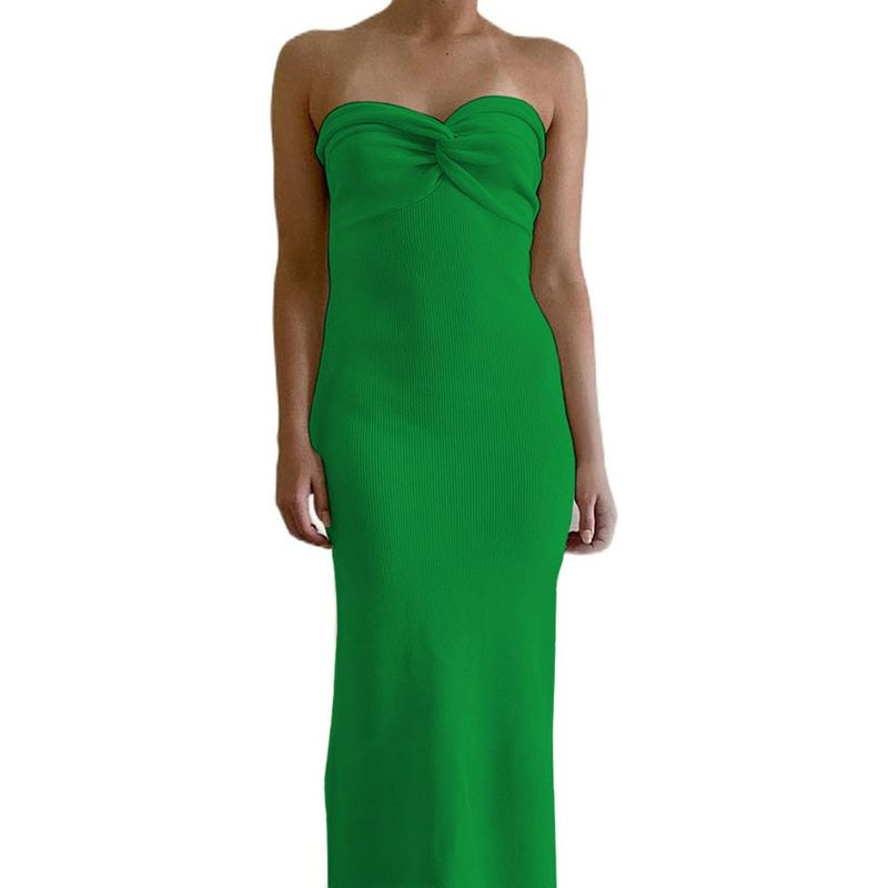 GENERICO - Vestido Mujer Moño Hilo G359-23 Color Verde