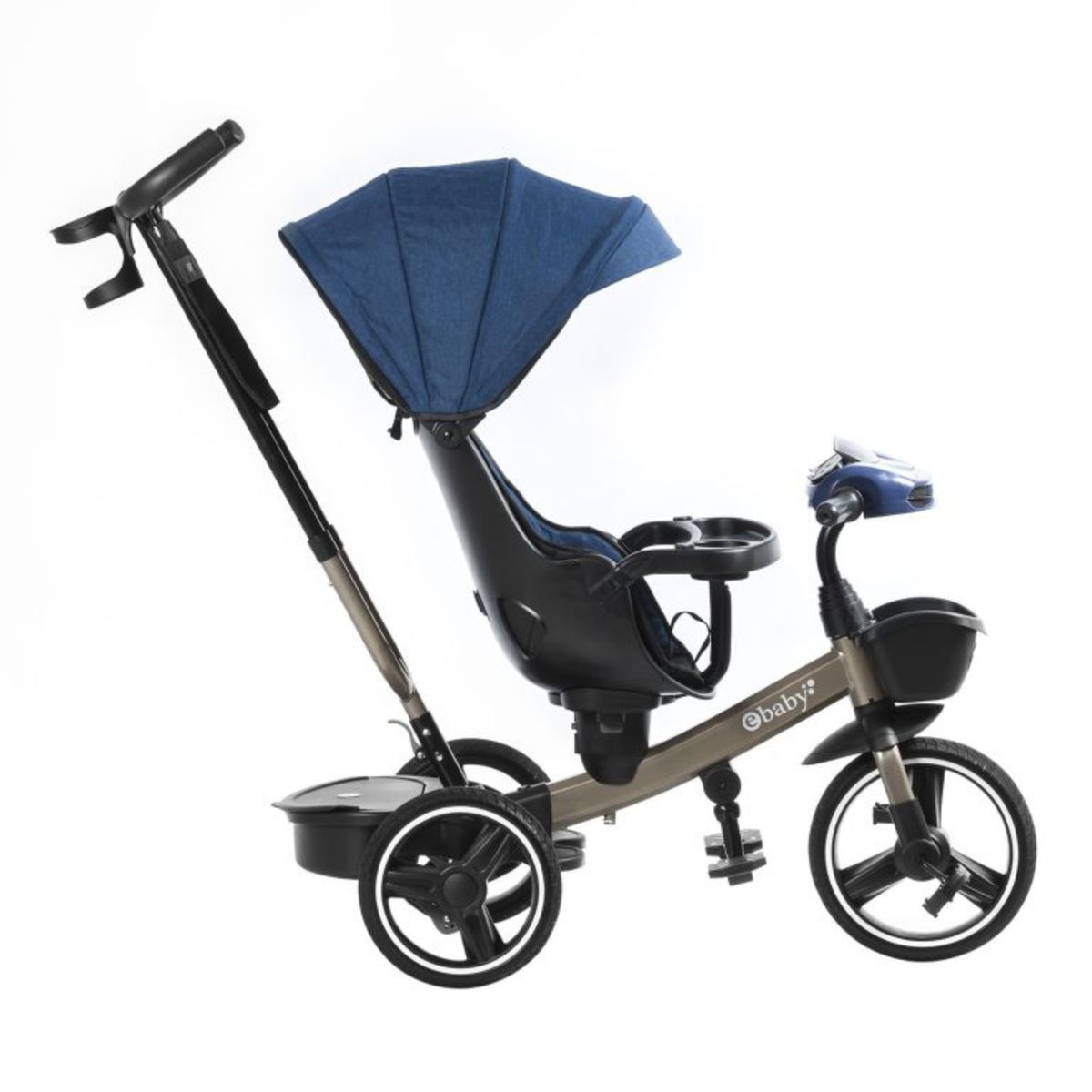 EBABY - Triciclo para niños musical y luces Venice Azul