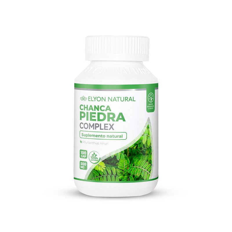 GENERICO - Chanca Piedra Complex 500mg Elyon Natural 100 Capsulas