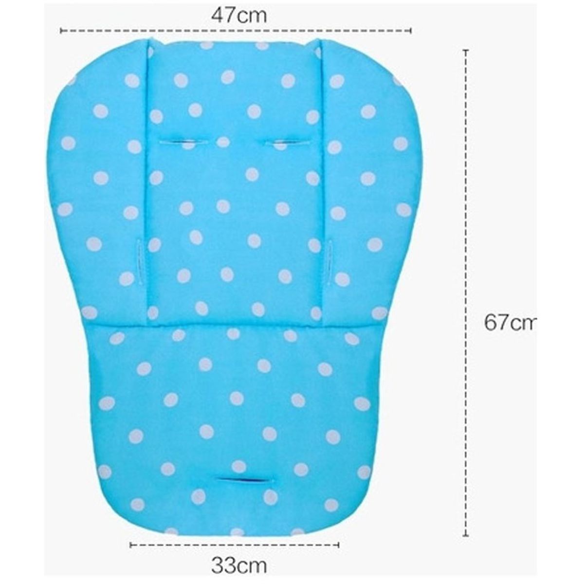 GENERICO - Cojín Acolchado para Asiento de Coche y Silla de Bebé Niña