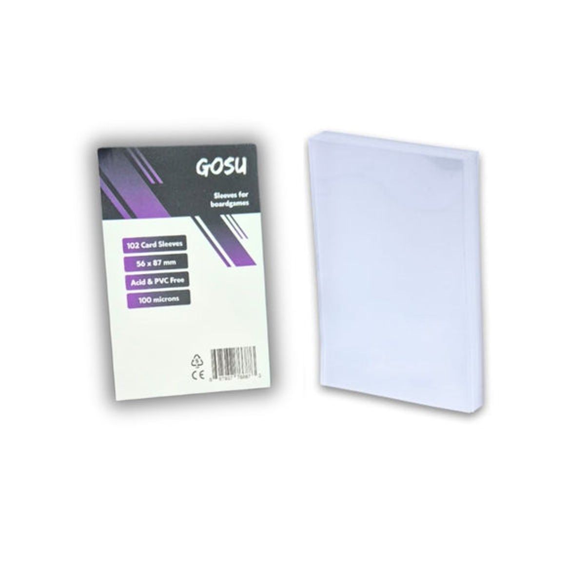 GOSU - FUNDAS PREMIUM 56 X 87 MM FOR BOARDGAMES 102 PCS GOSU