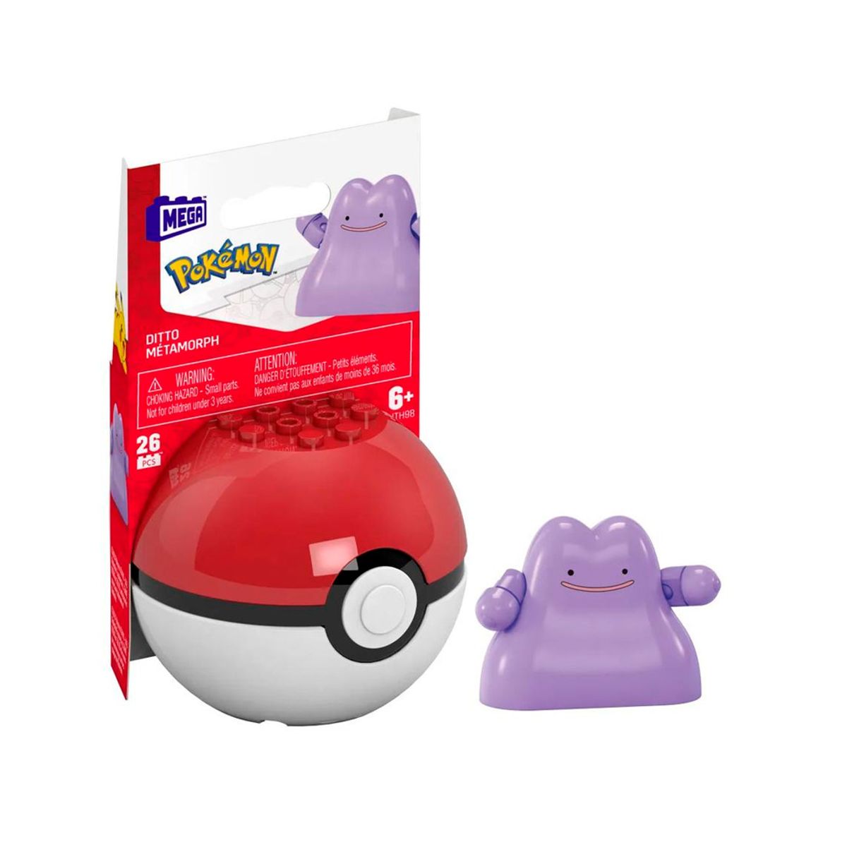 POKEMON - Pokemon Mega Ditto Ball 26 Piezas