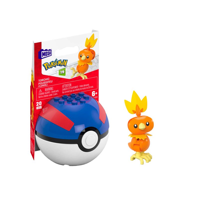 POKEMON - Pokemon Mega Torchic Ball 20 Piezas