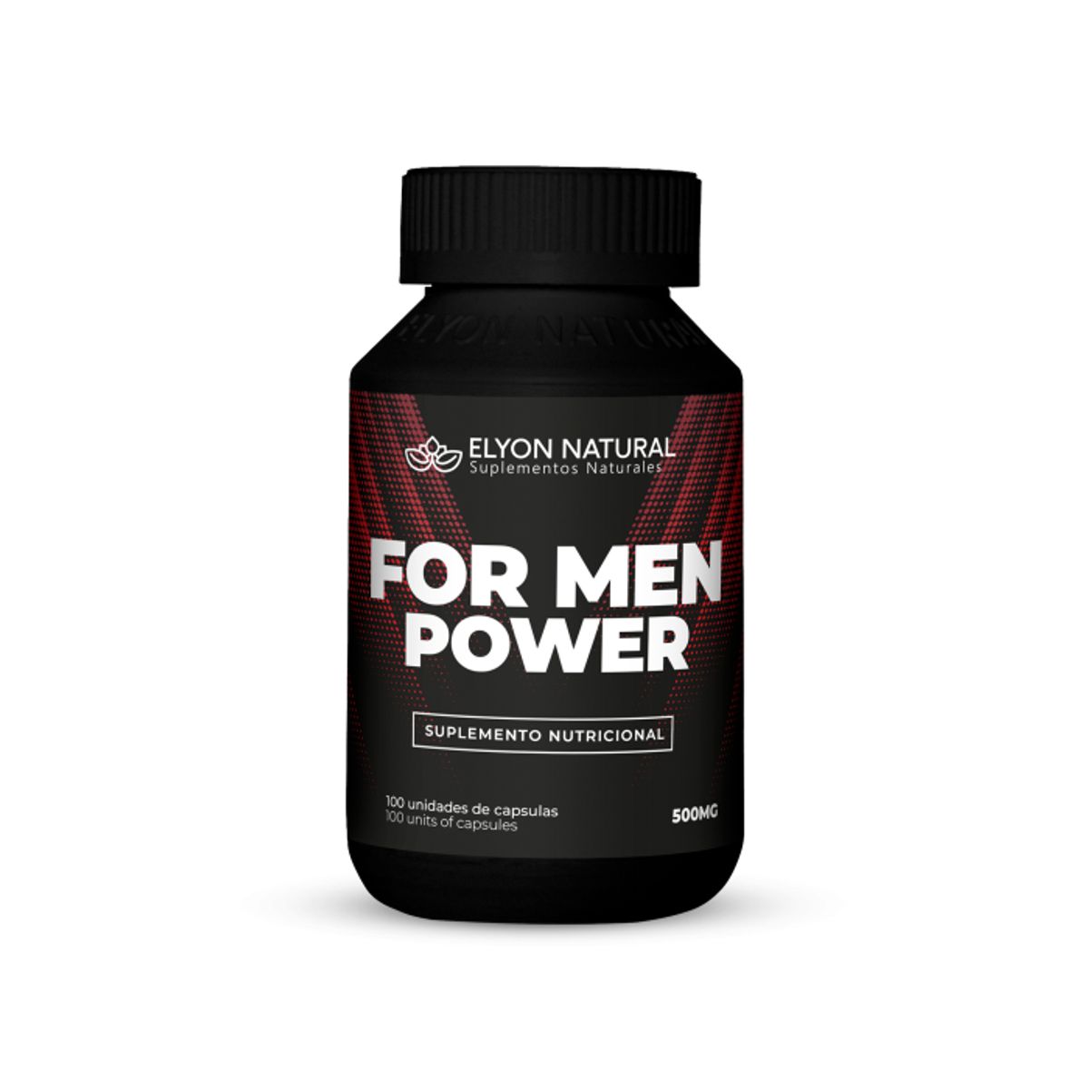 GENERICO - For Men Power 500mg Elyon Natural Salud Masculina 100 Capsulas