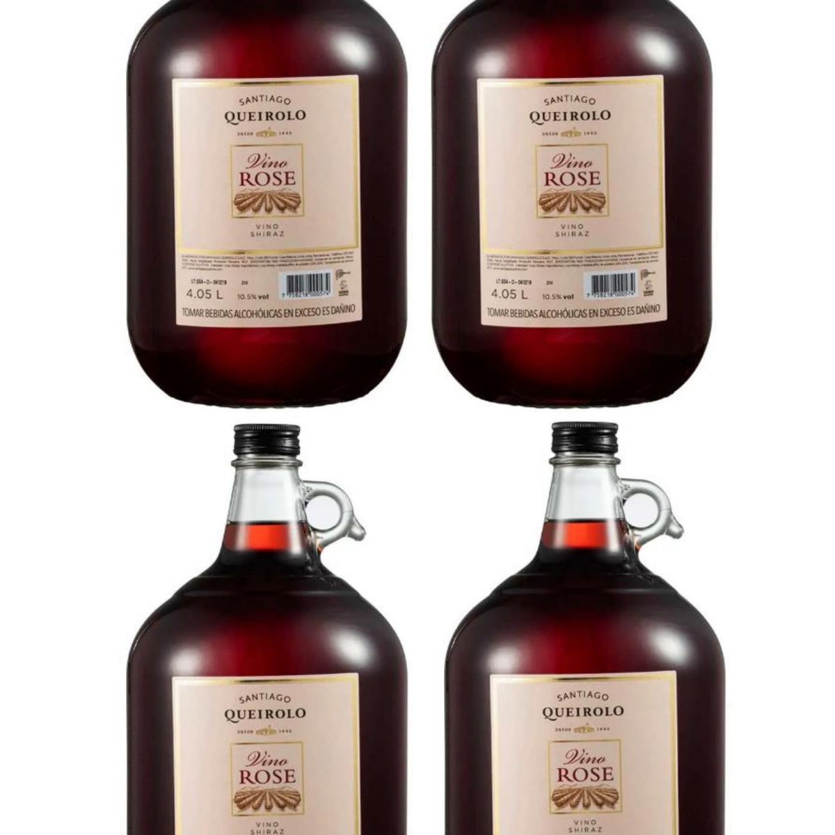 SANTIAGO - Vino Santiago Queirolo Rose 4L - 4 UND