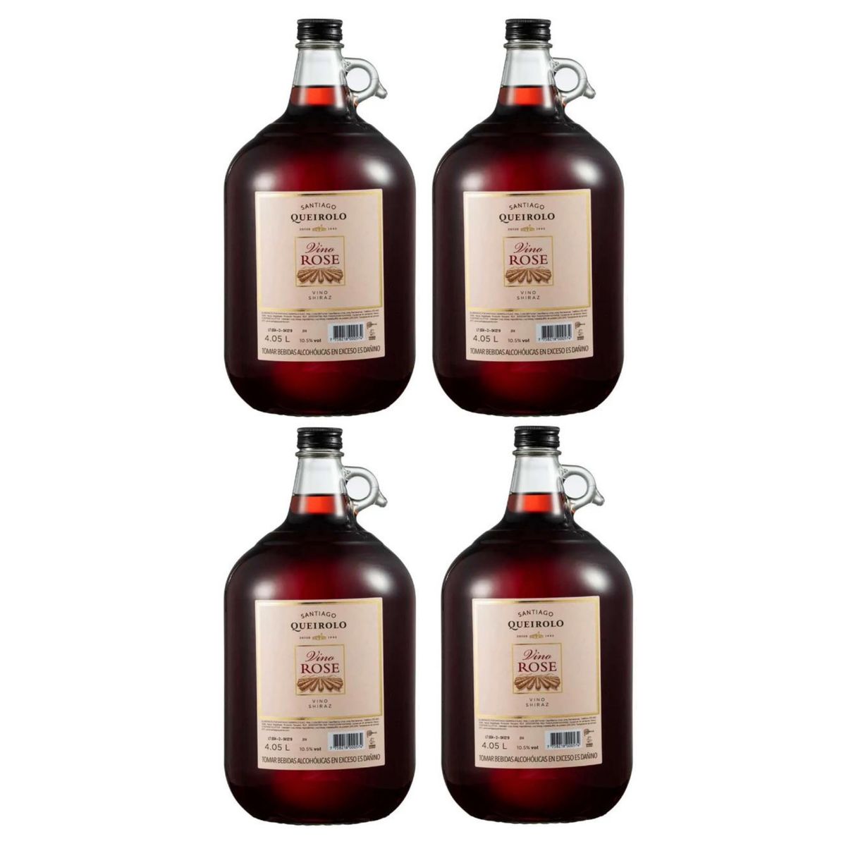 SANTIAGO - Vino Santiago Queirolo Rose 4L - 4 UND