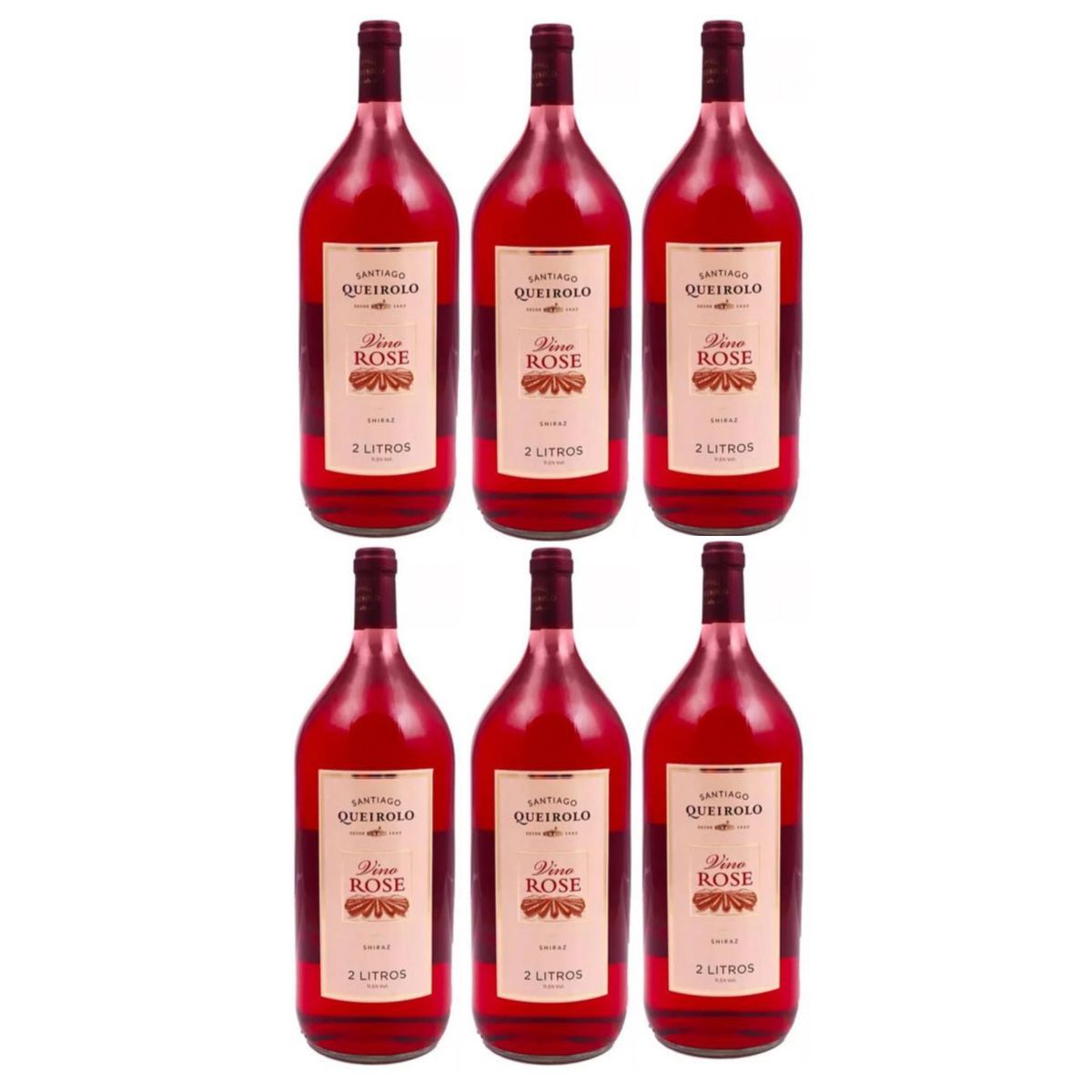 SANTIAGO - Vino Santiago Queirolo Rose 2L - 6 UND