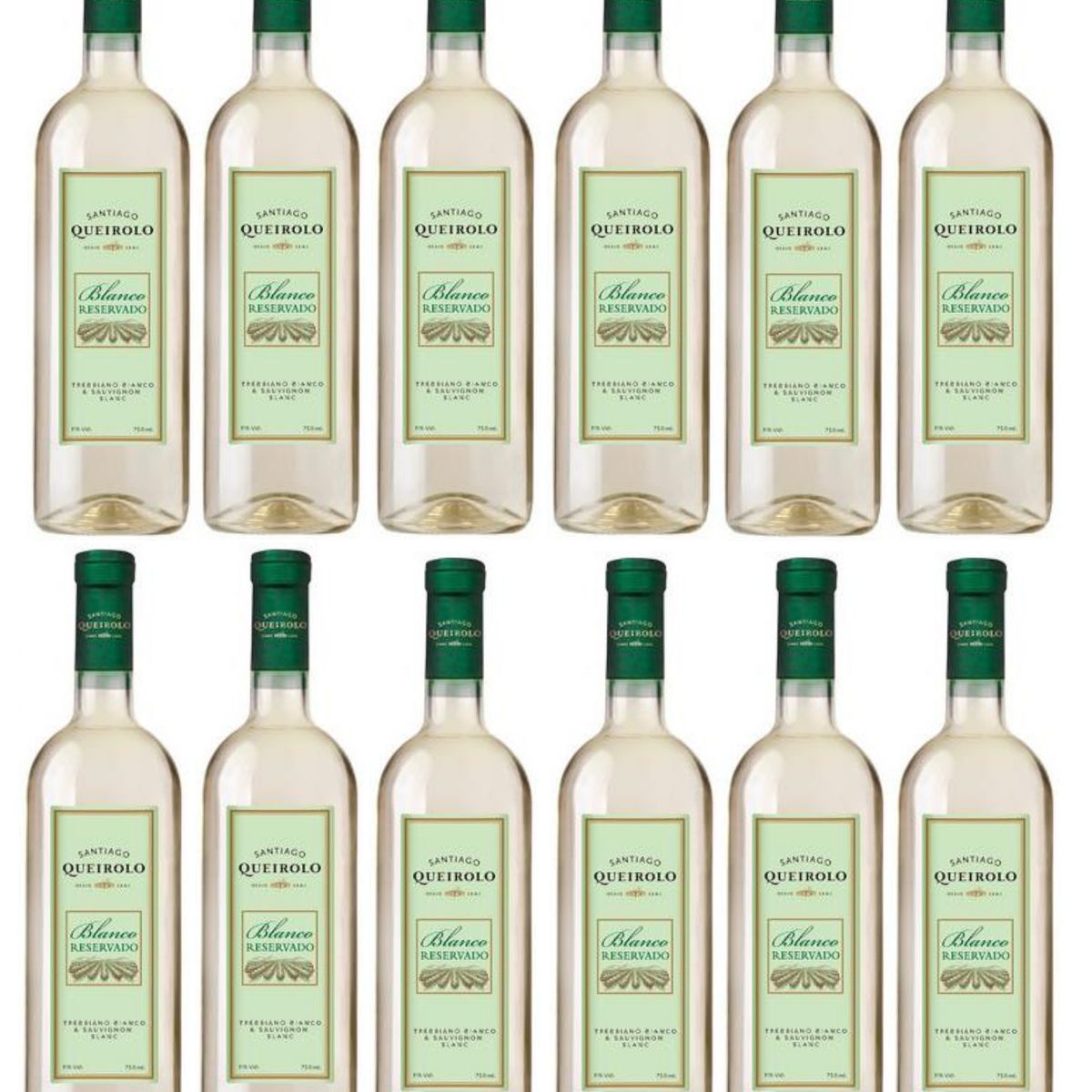 SANTIAGO - Vino Blanco Santiago Queirolo Reservado - 12 UND