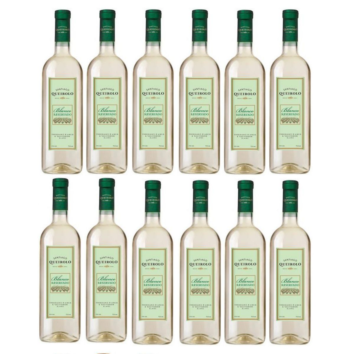 SANTIAGO - Vino Blanco Santiago Queirolo Reservado - 12 UND
