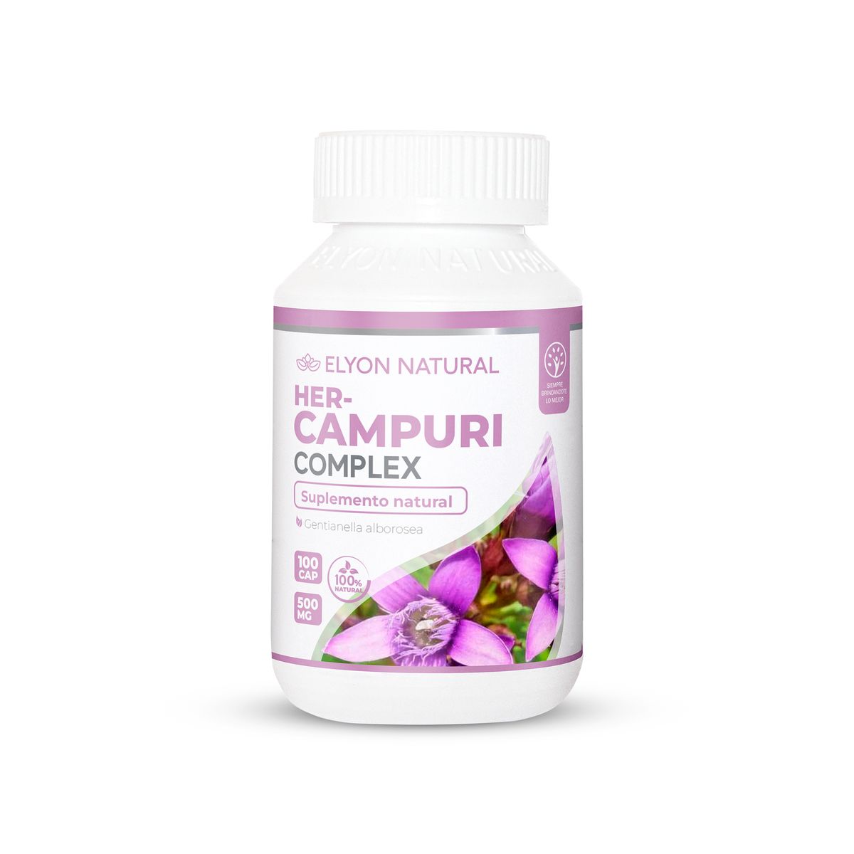 GENERICO - Hercampuri 500mg Elyon Natural Mejora Circulación 100 Capsulas