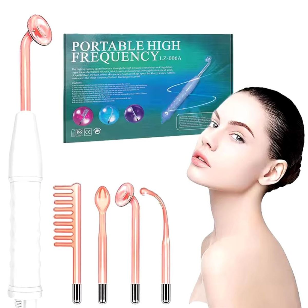 GENERICO - MAQUINA DE ALTA FRECUENCIA FACIAL DE ELECTROTERAPIA