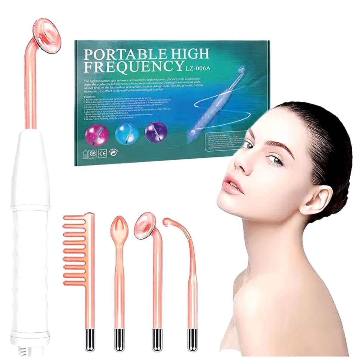 GENERICO - MAQUINA DE ALTA FRECUENCIA FACIAL DE ELECTROTERAPIA