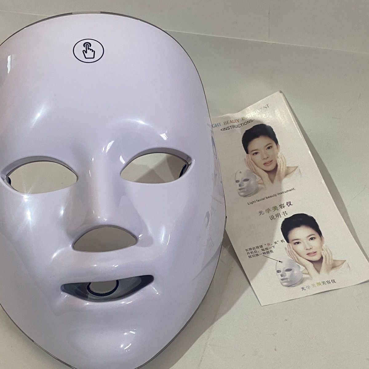 GENERICO - MASCARA FACIAL LED 7 COLORES TRATAMIENTO DE BELLEZA