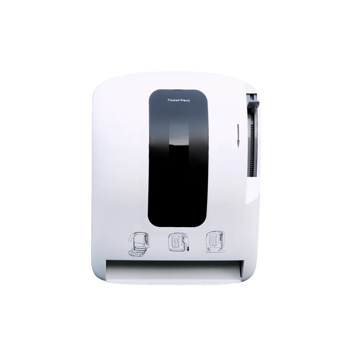 ELLIA - Dispensador de Papel Toalla Jumbo + 2 rollos de 200 metros