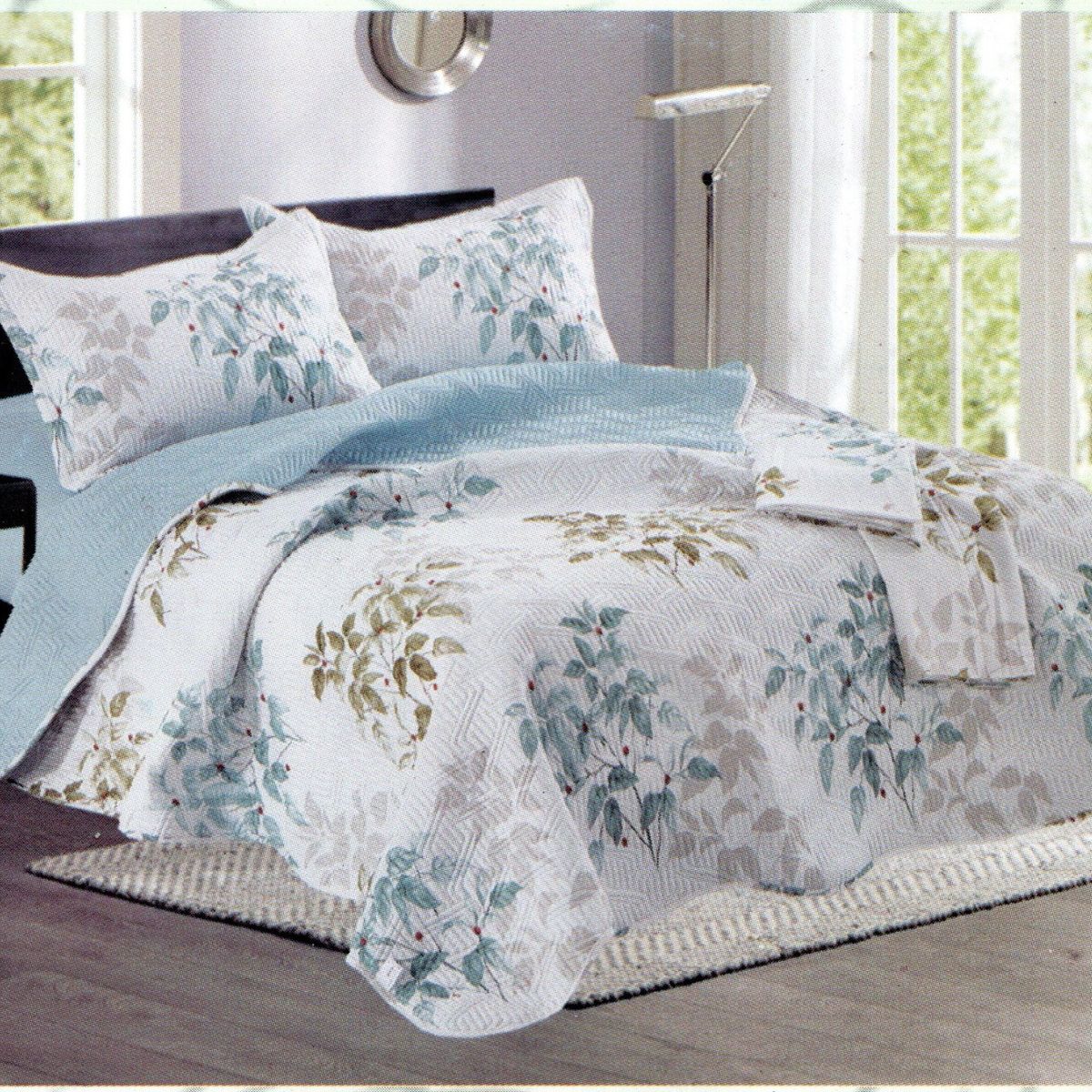 MINGDA - Set de Cubrecama 2 Pz + Sabanas + Fundas  100% Algodón