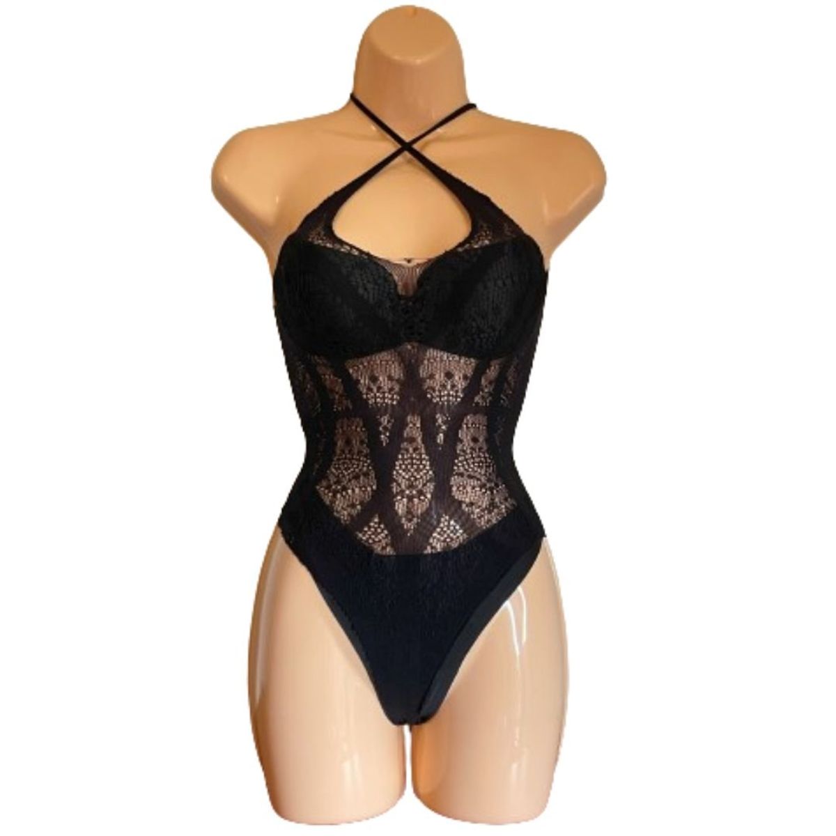 GENERICO - Body malla color negro