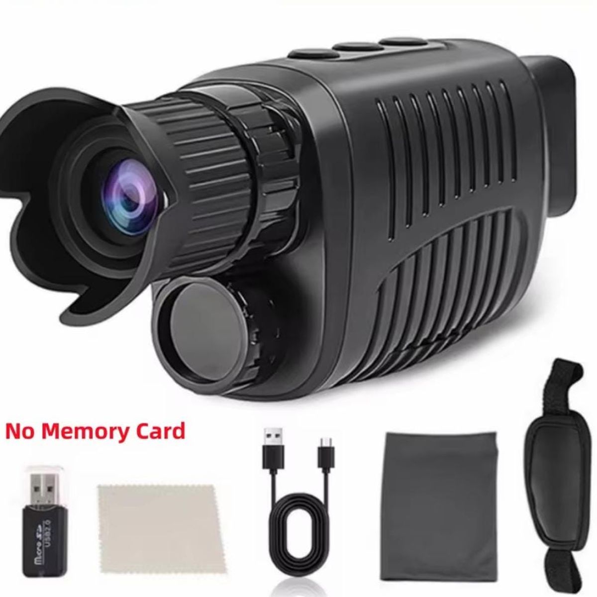 GENERICO - CAMARA GRABADORA CON VISION NOCTURNA MONOCULAR TELESCOPICA 5X