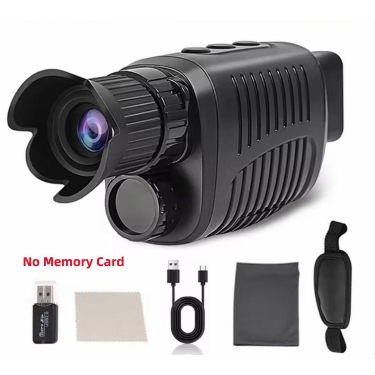 GENERICO - CAMARA GRABADORA CON VISION NOCTURNA MONOCULAR TELESCOPICA 5X