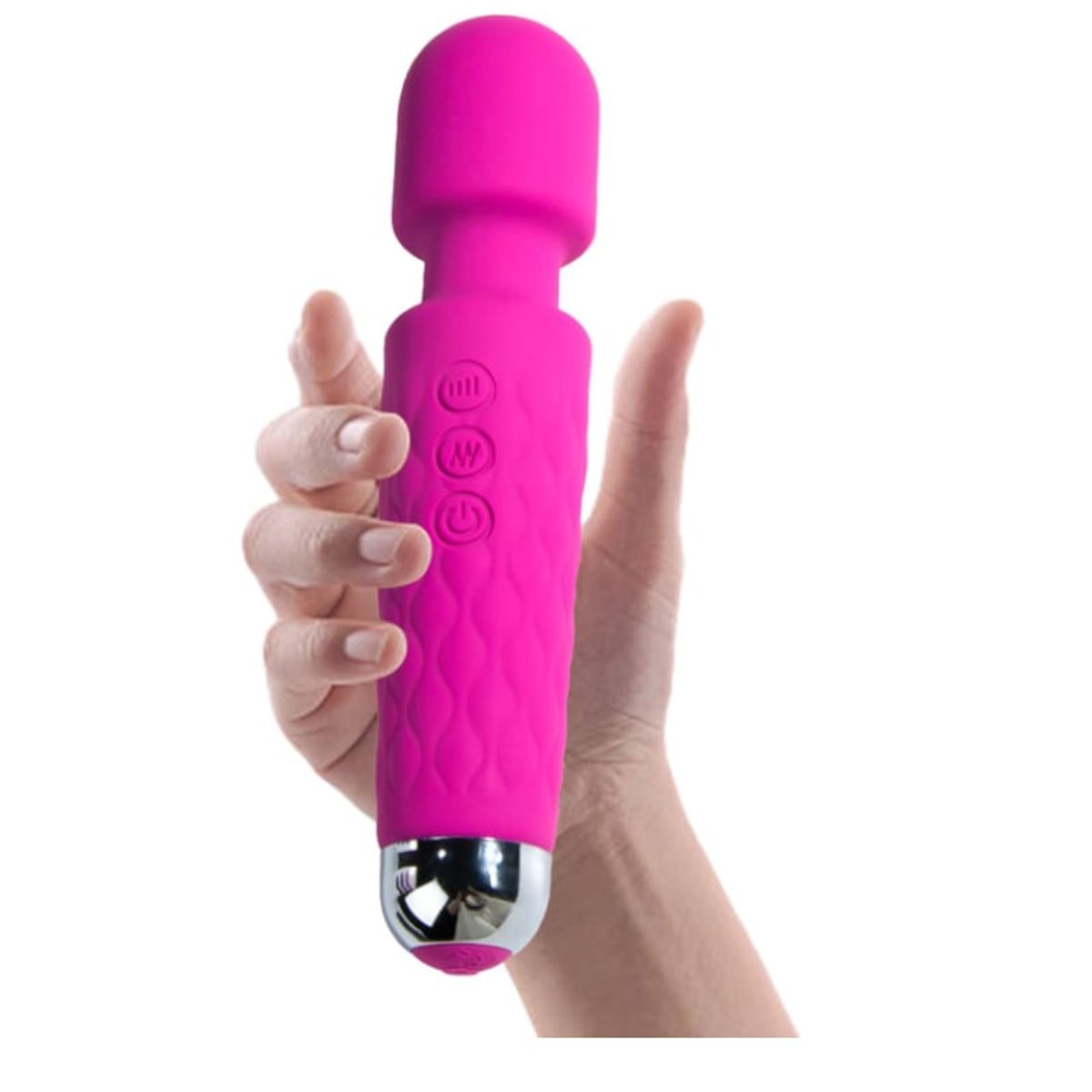 GENERICO - Vibrador Masajeador Kira 20 Consolador Dildo Fucsia Recargable