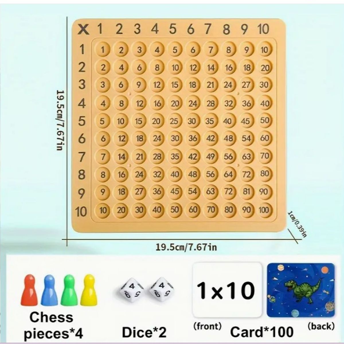 GENERICO - JUEGO TABLERO DE MULTIPLICACION - DIDACTICO