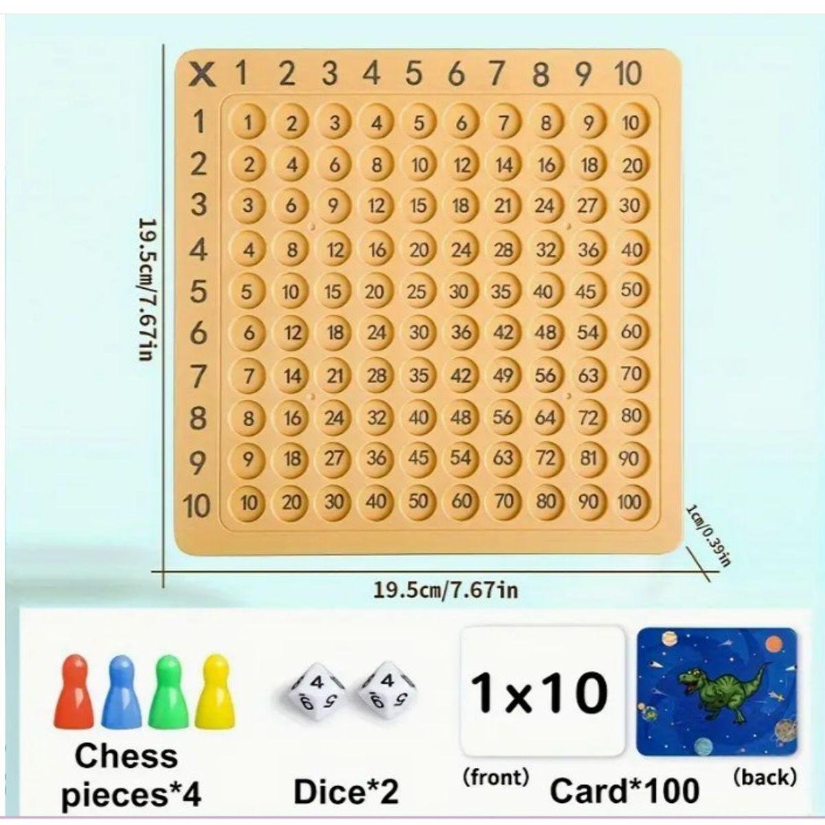 GENERICO - JUEGO TABLERO DE MULTIPLICACION - DIDACTICO