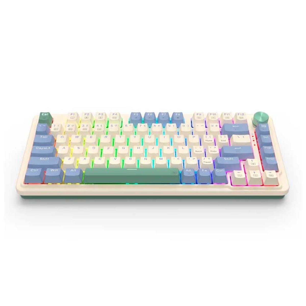 REDRAGON - Teclado Redragon UCALPRO-RGB Pastel Mecánico Inalámbrico 75%
