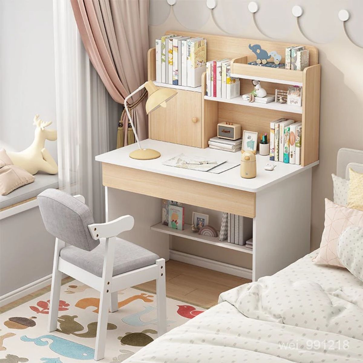 GENERICO - Escritorio Moderno Mora Largo 80cm R&R MUEBLES