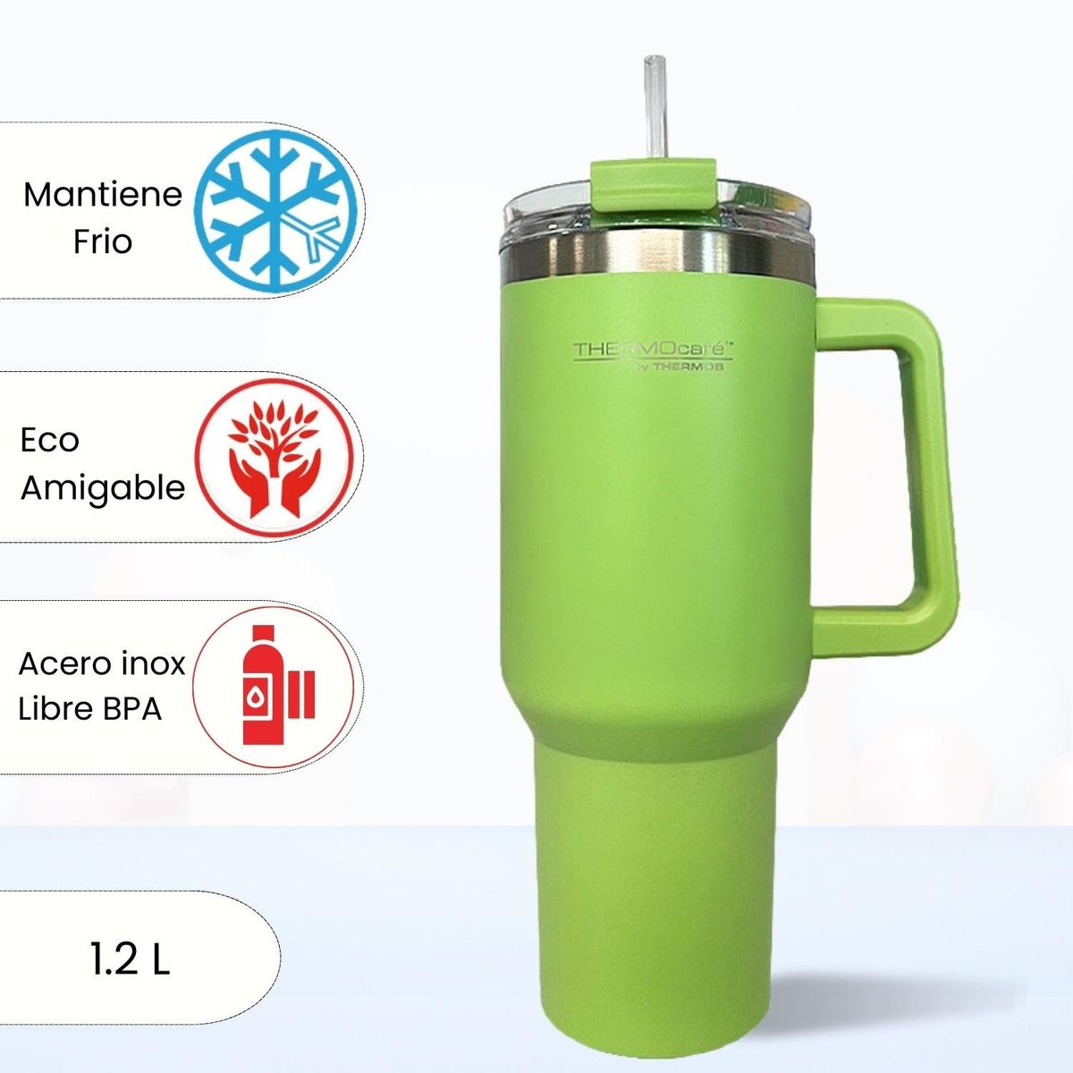 THERMOS - Termo Para Bebida Fresher 1.2 L Verde