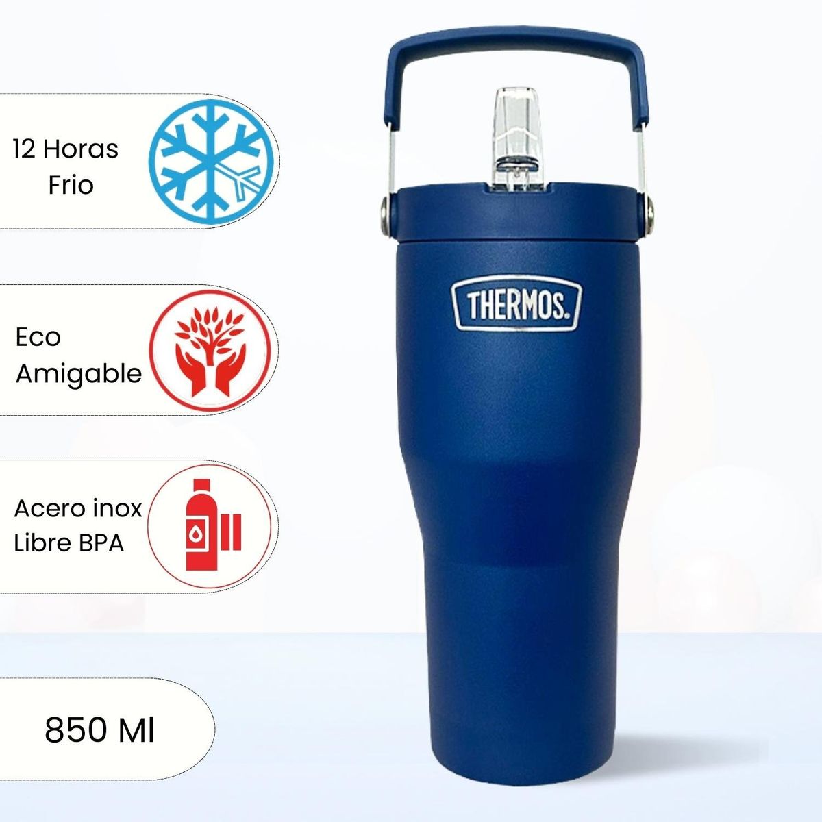 THERMOS - Termo Para Bebida Outdo 850 Ml Azul