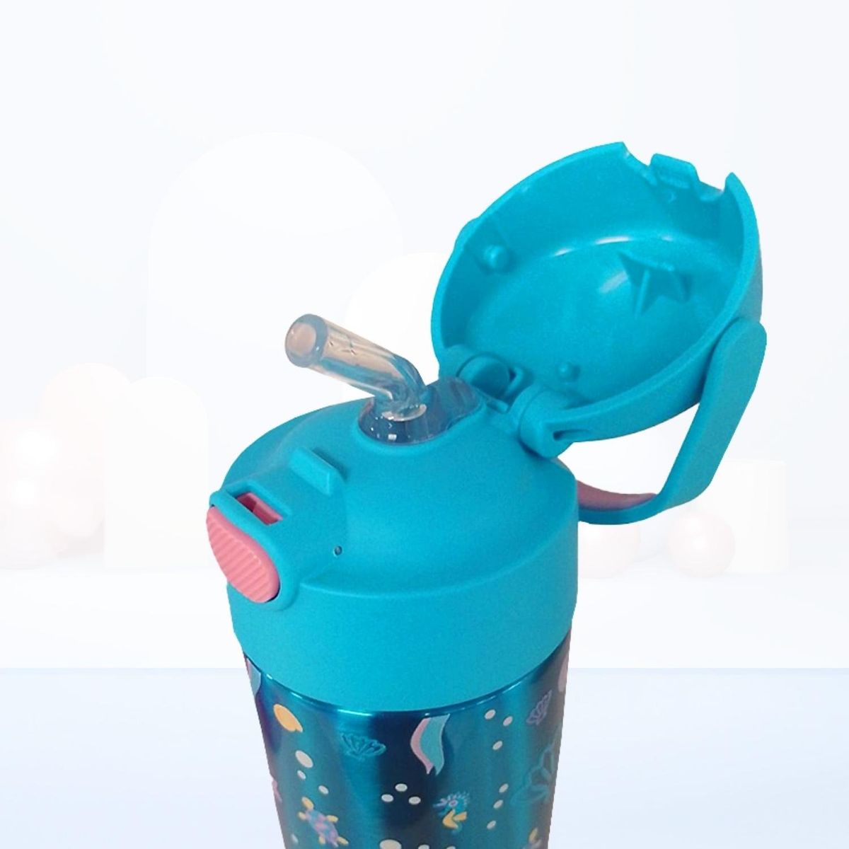 THERMOS - Tomatodo Termico para Niños Funtainer Sirena 355 Ml