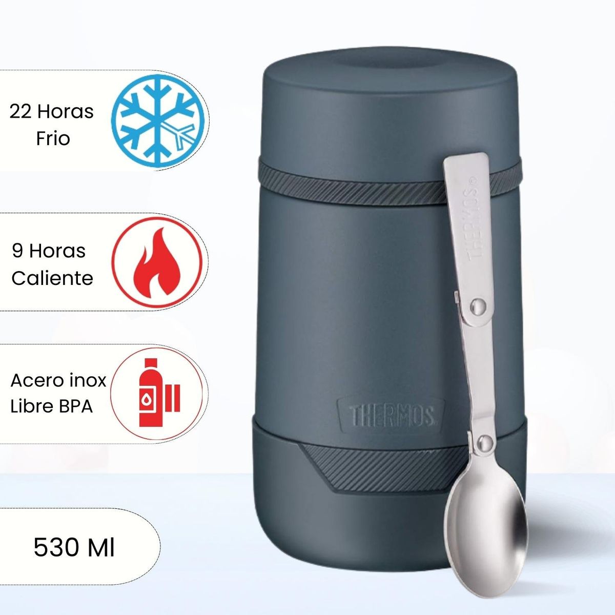 THERMOS - Termo de Comida Alta 530 Ml Azol